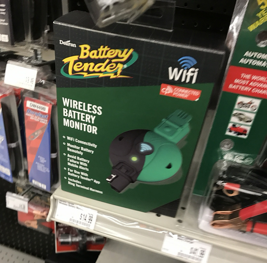 Product on shelf at Walmart
